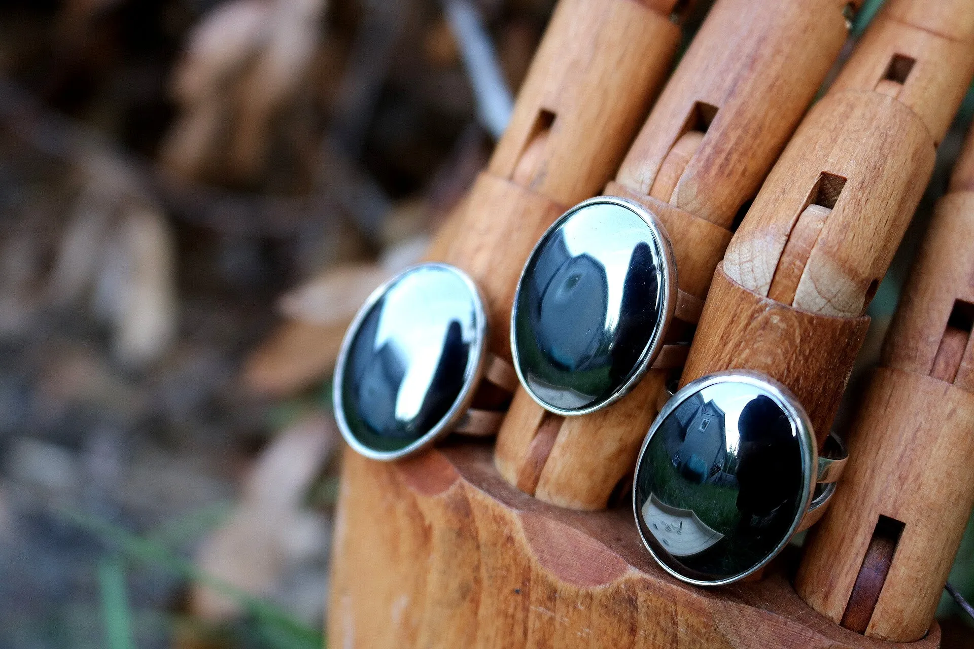 Hematite Rings
