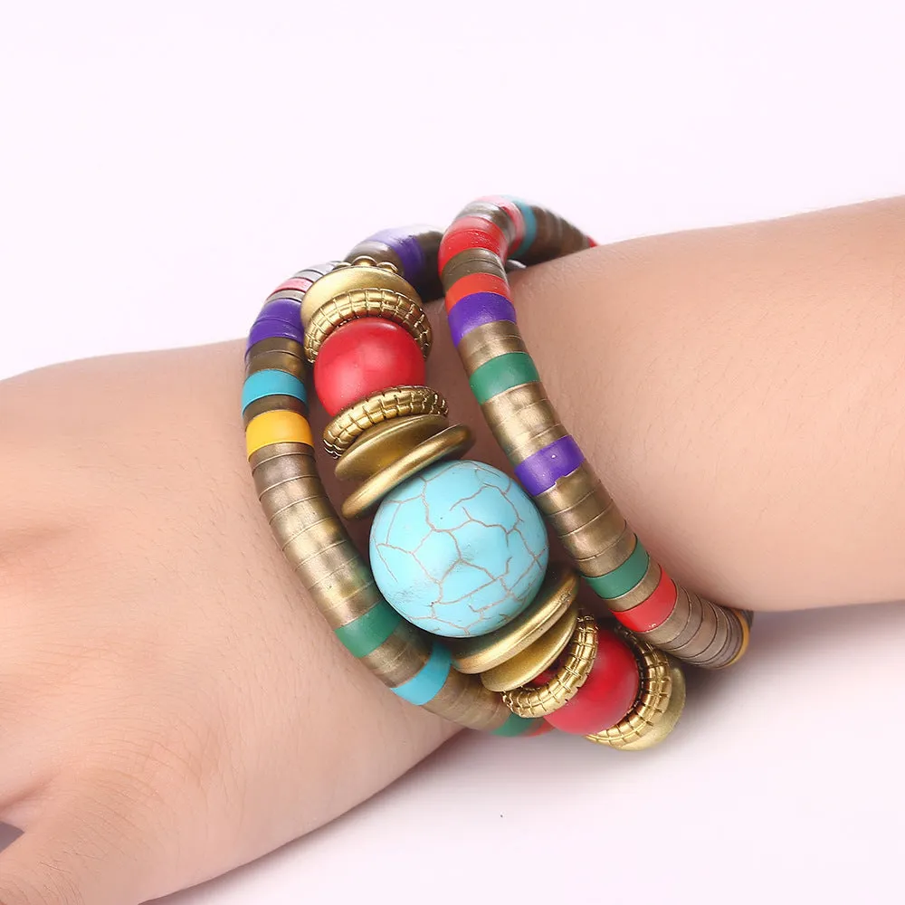 Hot Style Turquoise Snake Bone Bracelet