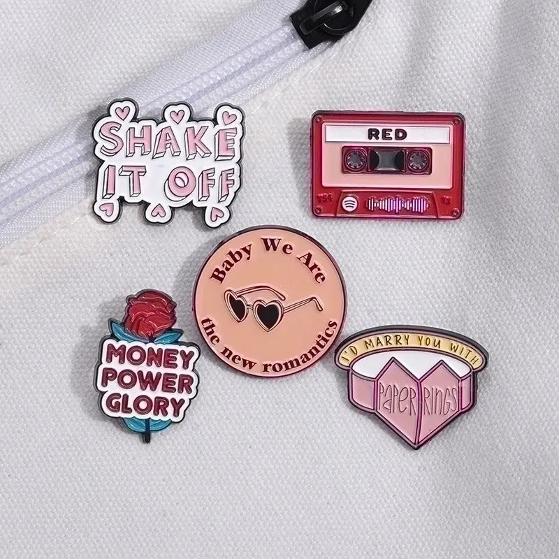 IG Style Cartoon Style Pin Letter Alloy Stoving Varnish Unisex Brooches