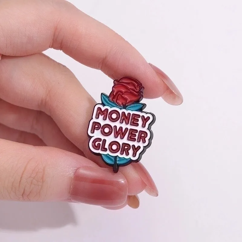 IG Style Cartoon Style Pin Letter Alloy Stoving Varnish Unisex Brooches