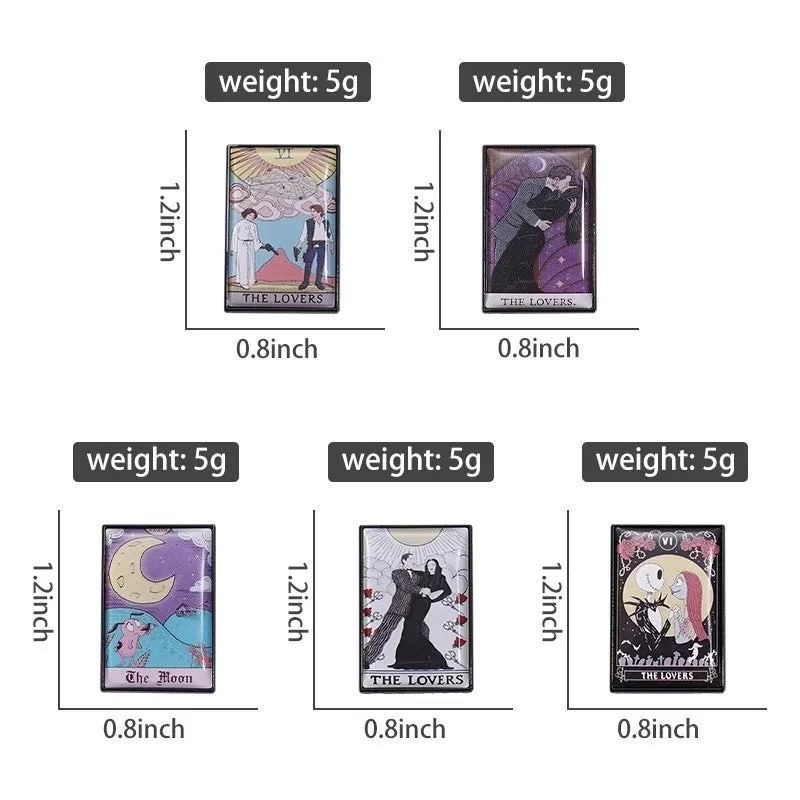 IG Style Simple Style Pin Card Cartoon Character Zinc Alloy Plating Unisex Brooches