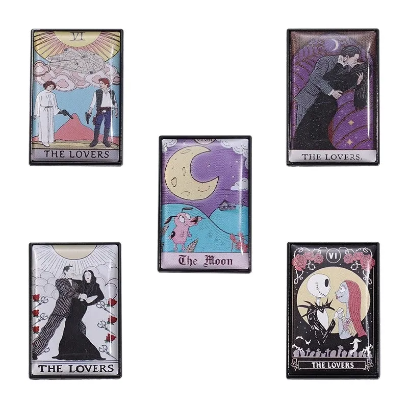 IG Style Simple Style Pin Card Cartoon Character Zinc Alloy Plating Unisex Brooches