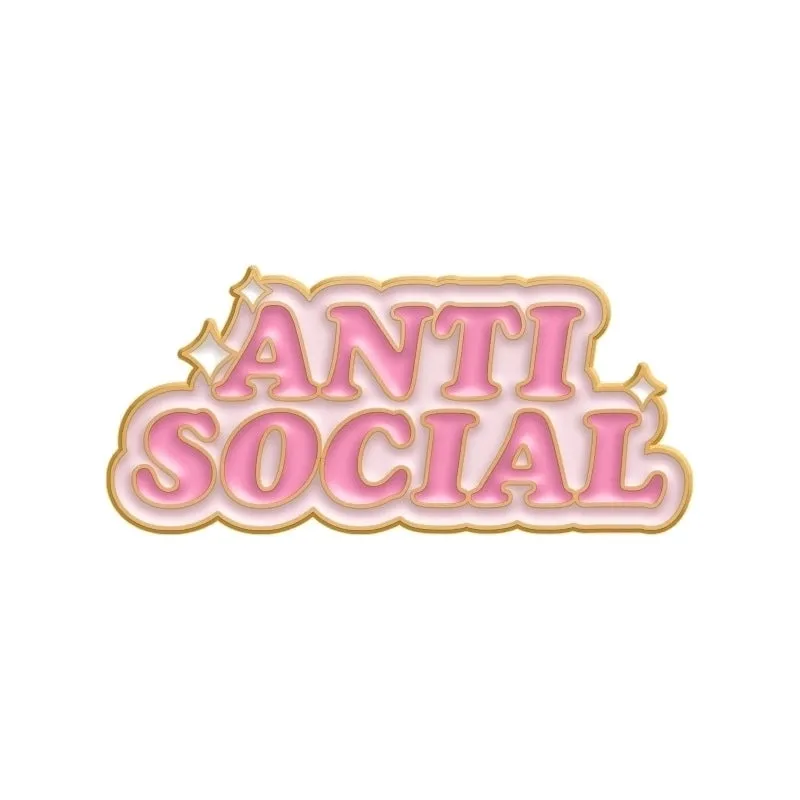 IG Style Simple Style Pin Letter Flower Alloy Stoving Varnish Unisex Brooches