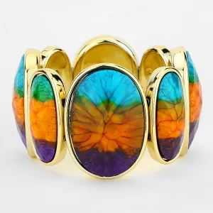 iLLASPARKZ Geo Gemstone Collar Necklace