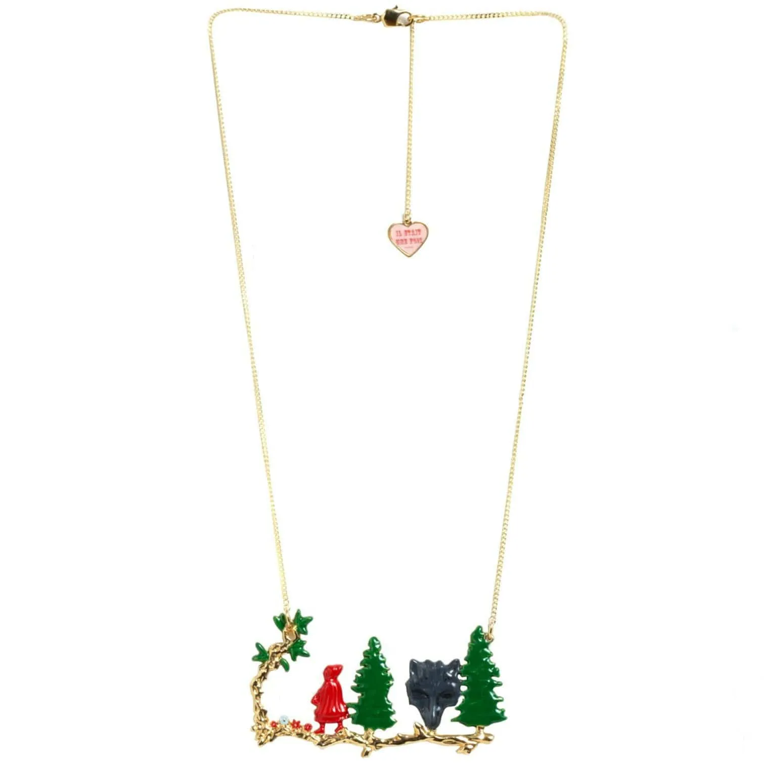 Into the Woods Bar Necklace