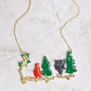 Into the Woods Bar Necklace
