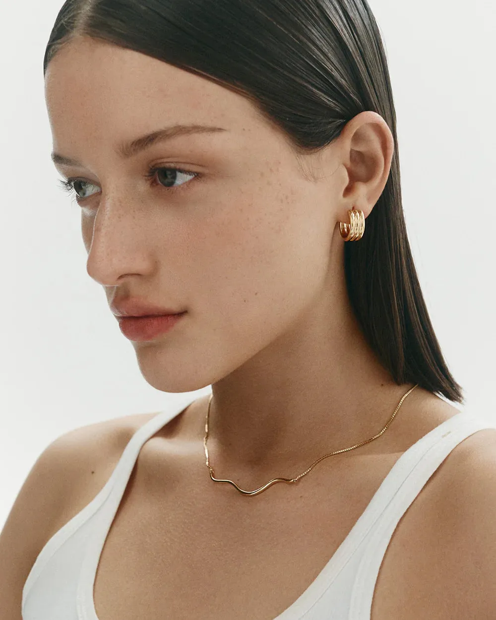 Kirstin Ash Float Necklace - Gold