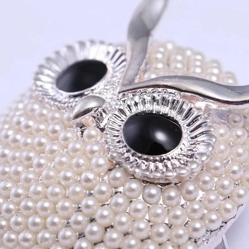 Korean Style Pin Owl Alloy Plating Alloy Women'S Brooches