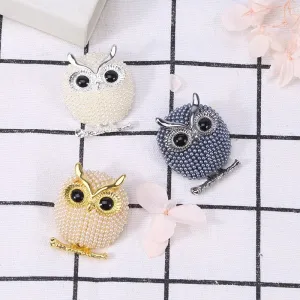 Korean Style Pin Owl Alloy Plating Alloy Women'S Brooches