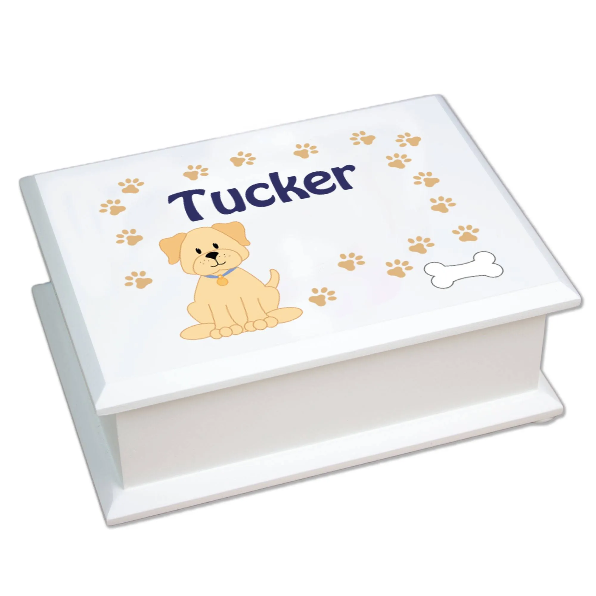 Lift Top Jewelry Box - Dog Breed