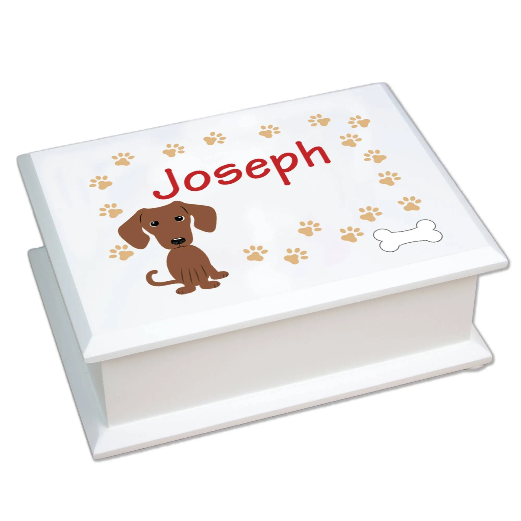 Lift Top Jewelry Box - Dog Breed