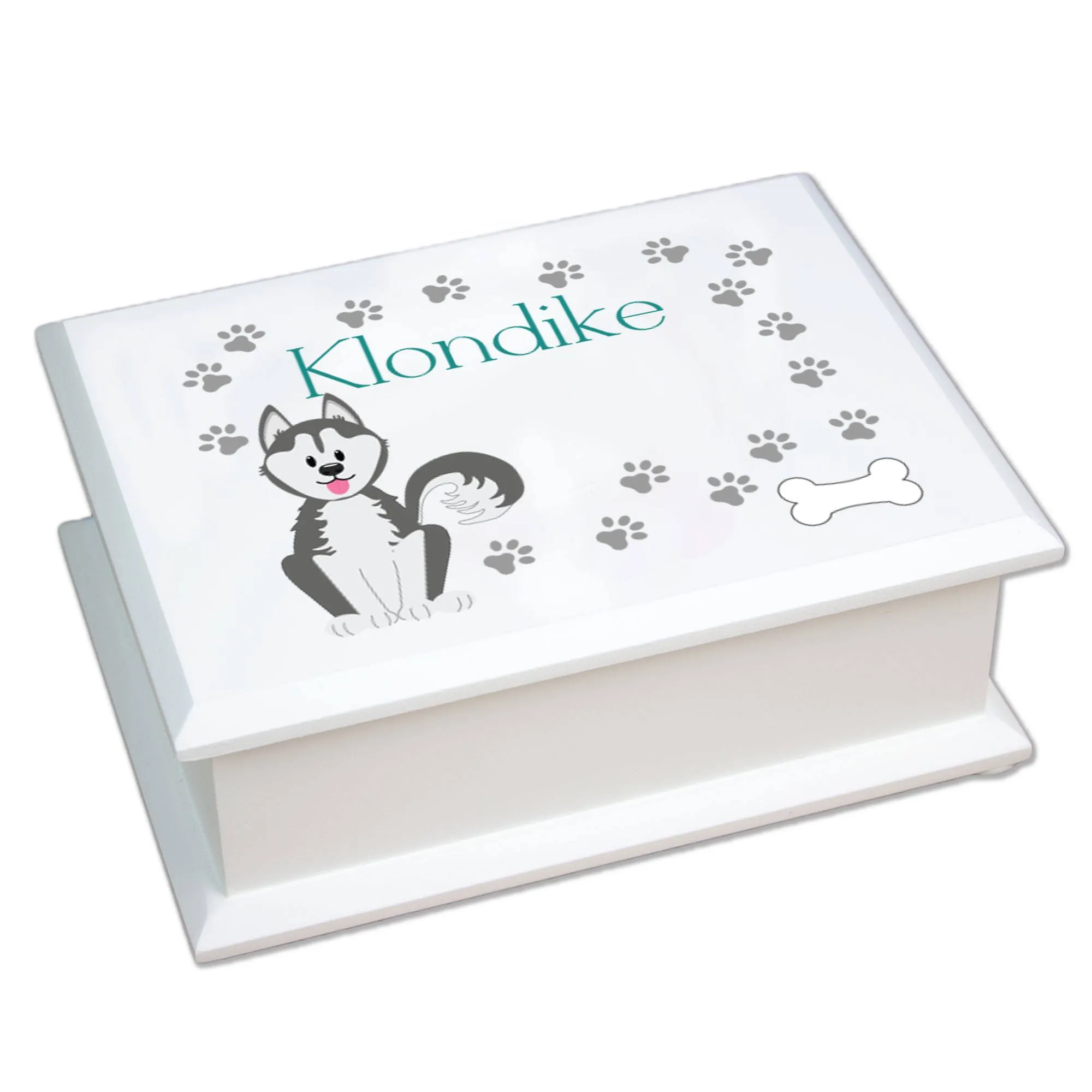 Lift Top Jewelry Box - Dog Breed