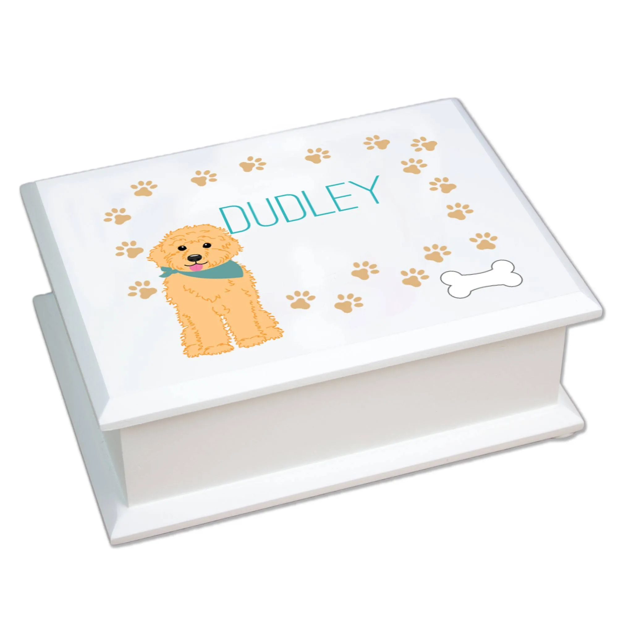 Lift Top Jewelry Box - Dog Breed