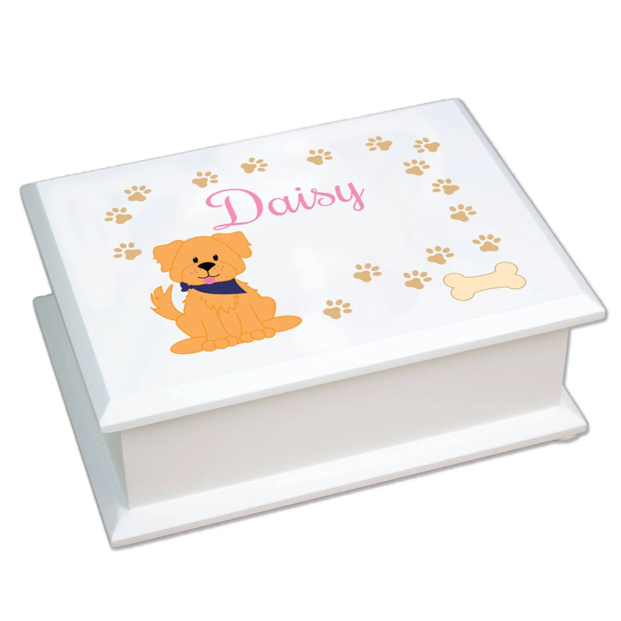 Lift Top Jewelry Box - Dog Breed