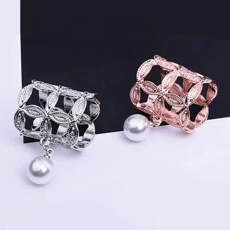 Lux Crystal Scarf Brooch