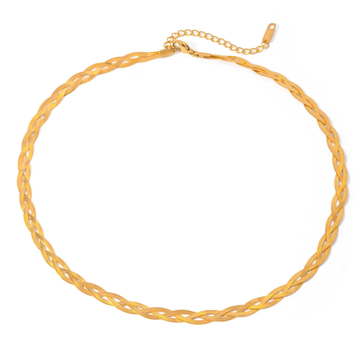 Minimalist Chain Stainless Steel Electroplating Necklaces