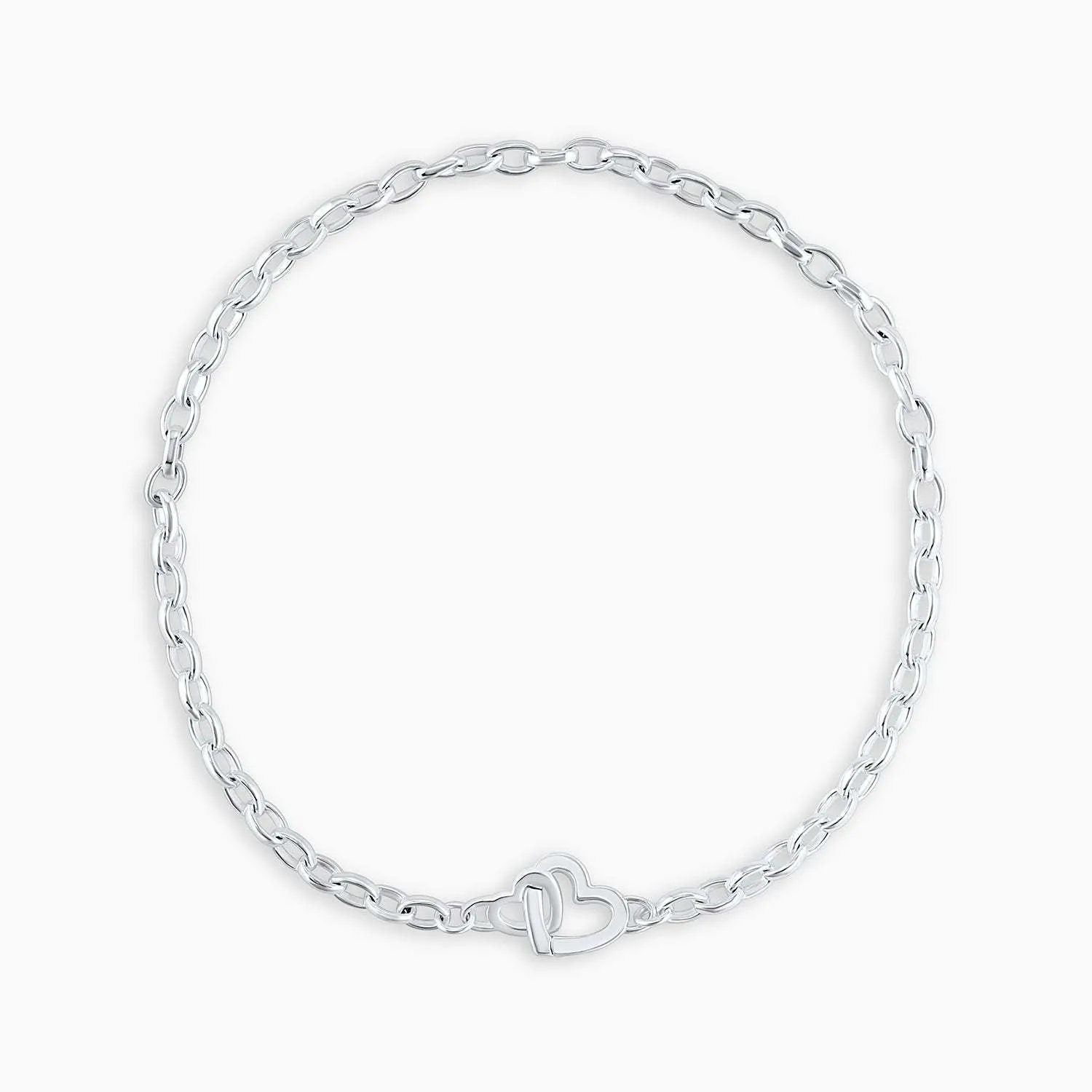 Minimalist Heart Titanium Steel Electroplating Necklaces