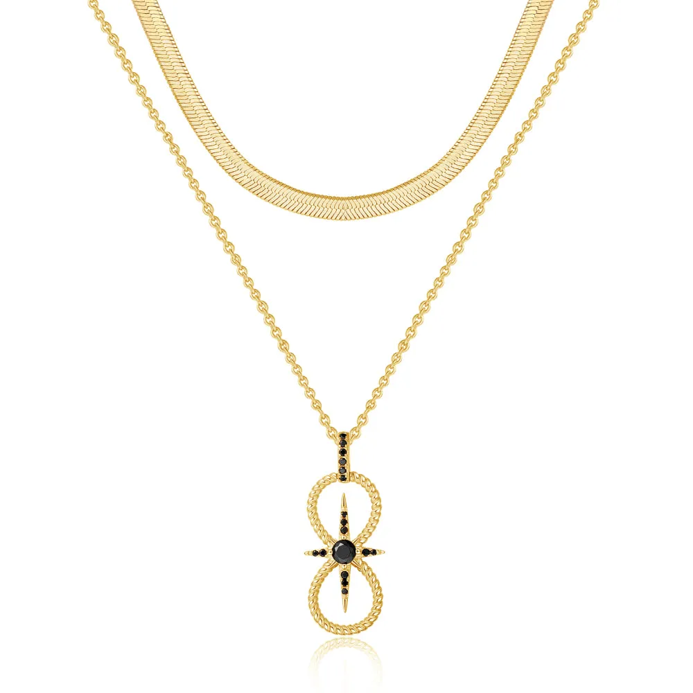 Minimalist Infinity Stackable Necklace