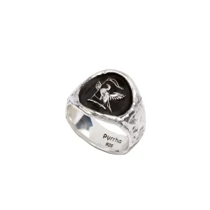 Never Settle Narrow Formed Band Ring
