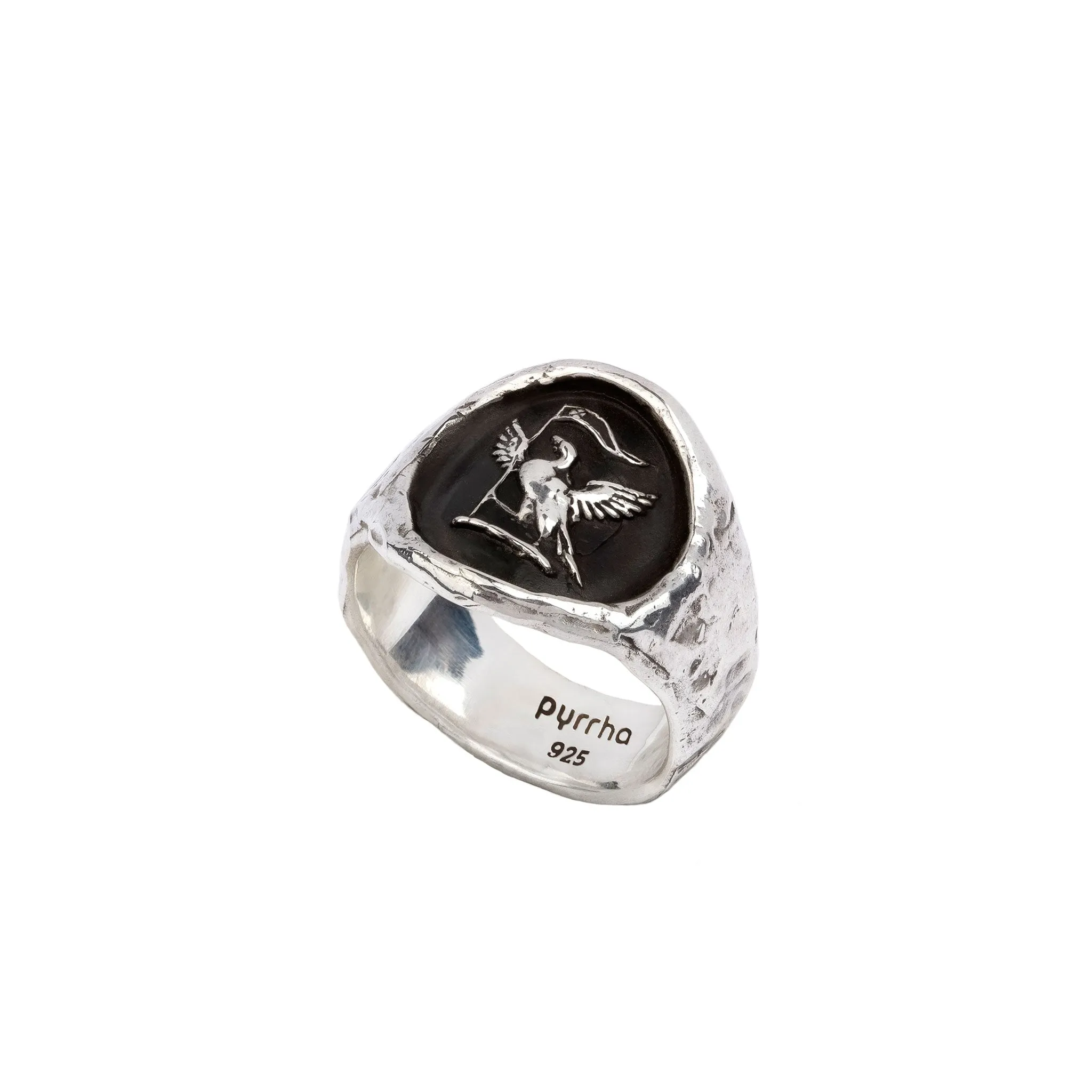 Never Settle Narrow Formed Band Ring