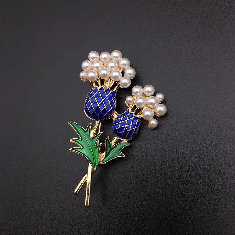 New Baroque Style Brooch Literary Simple Classical Brooches For Woman