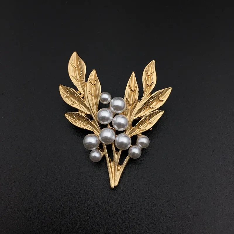 New Baroque Style Brooch Literary Simple Classical Brooches For Woman