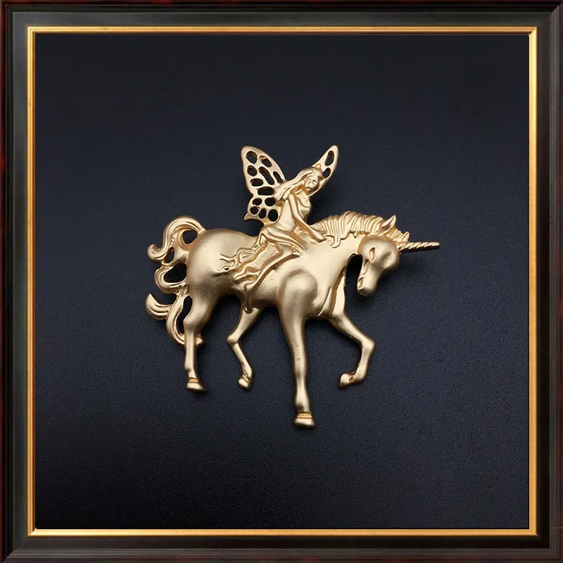 New Baroque Style Brooch Literary Simple Classical Brooches For Woman