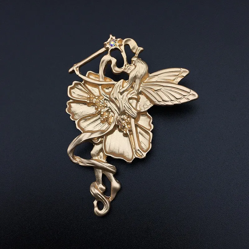 New Baroque Style Brooch Literary Simple Classical Brooches For Woman