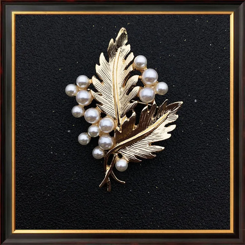 New Baroque Style Brooch Literary Simple Classical Brooches For Woman