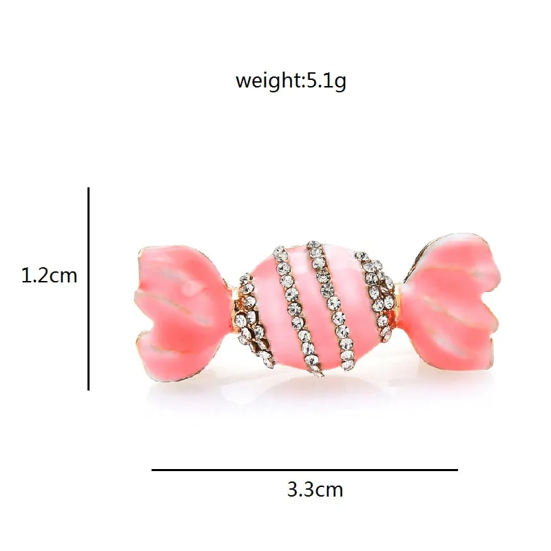 New Enamel Sweet Candy Brooches For Women