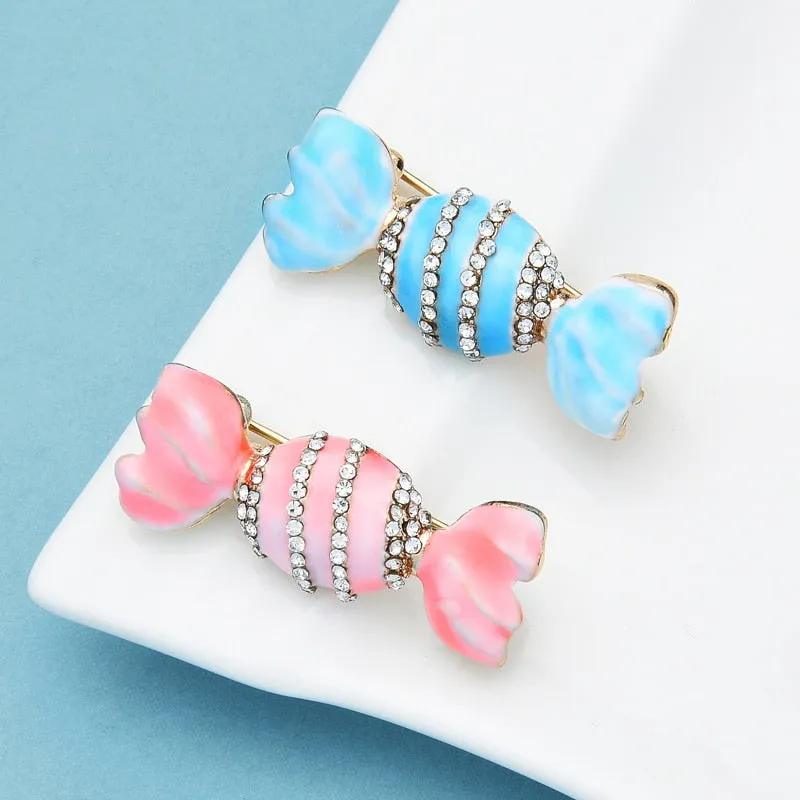 New Enamel Sweet Candy Brooches For Women