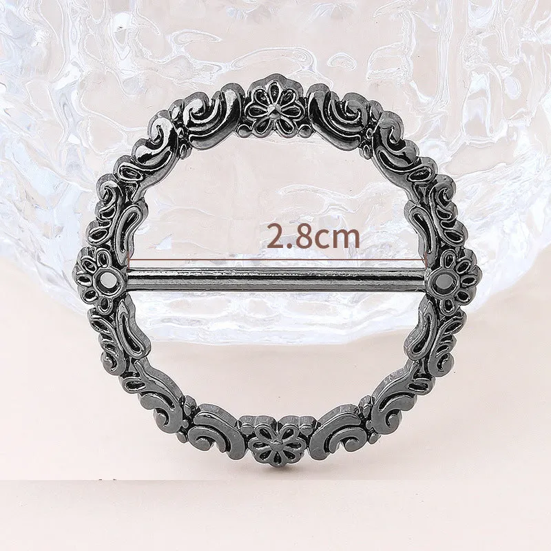 New Fashion Corner Hem Waist Knotted Brooches