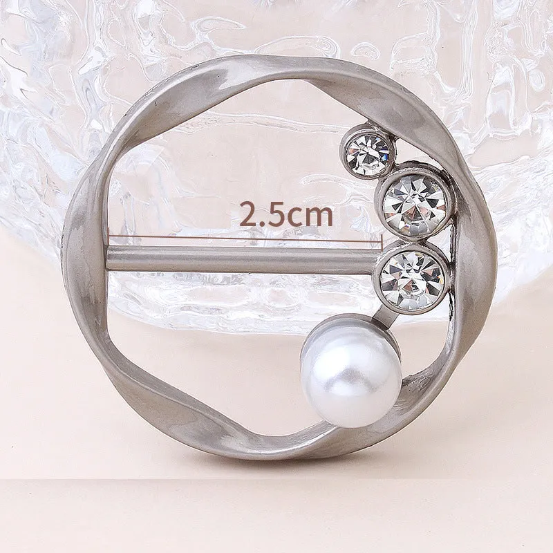 New Fashion Corner Hem Waist Knotted Brooches