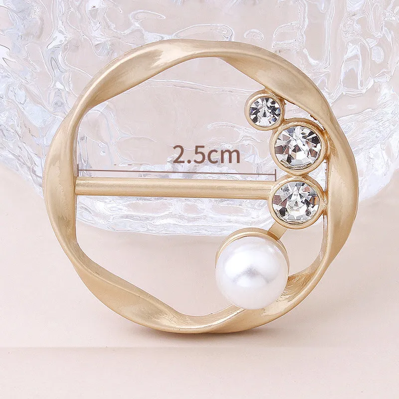 New Fashion Corner Hem Waist Knotted Brooches