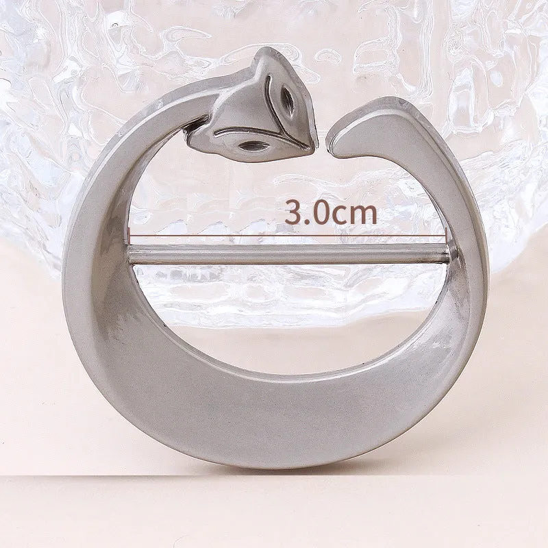 New Fashion Corner Hem Waist Knotted Brooches