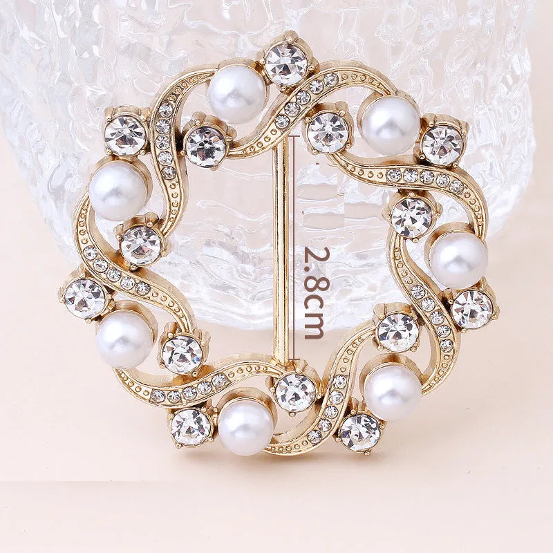 New Fashion Corner Hem Waist Knotted Brooches