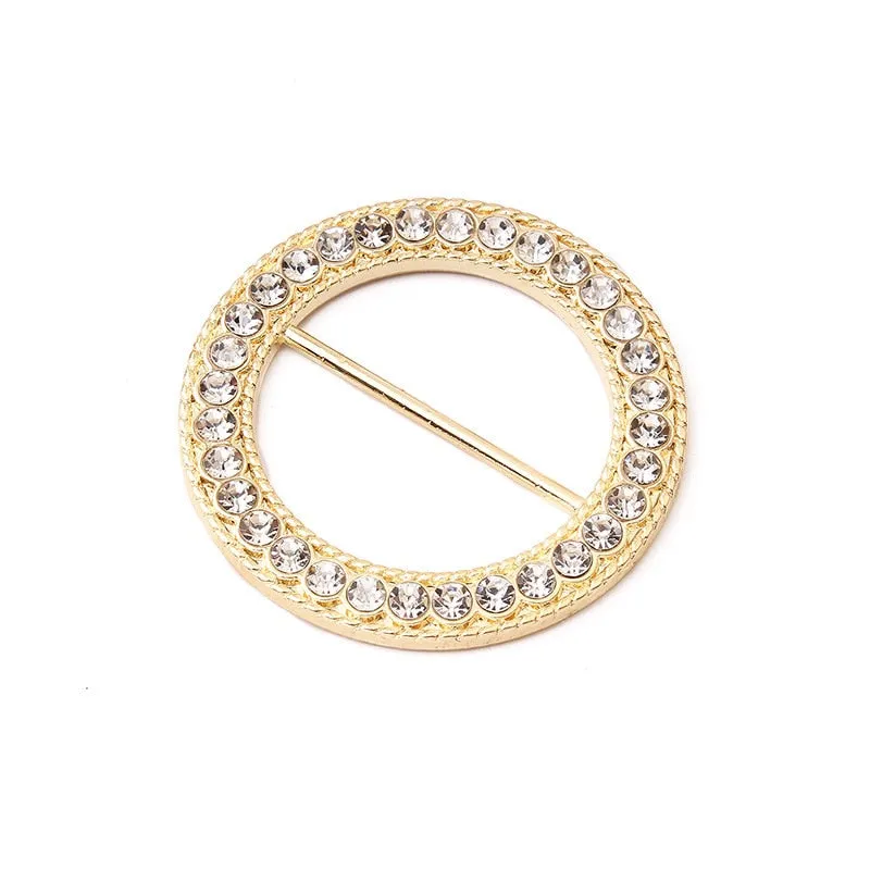 New Fashion Corner Hem Waist Knotted Brooches