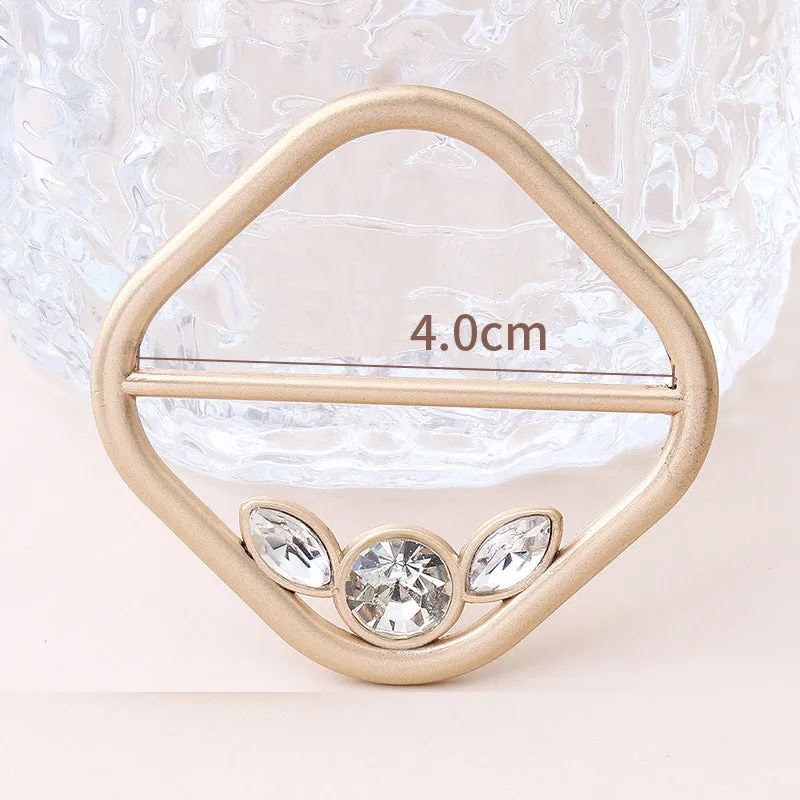 New Fashion Corner Hem Waist Knotted Brooches