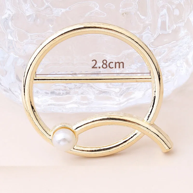 New Fashion Corner Hem Waist Knotted Brooches