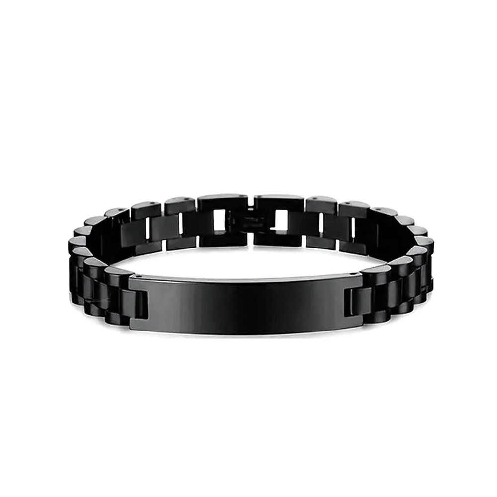 No-tarnish Medical Grade Titanium Strap Shop Personalized Bracelet