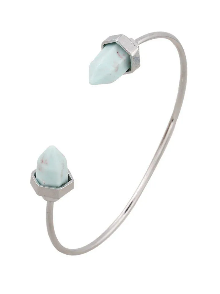 Open Quartz Cuff Bangle