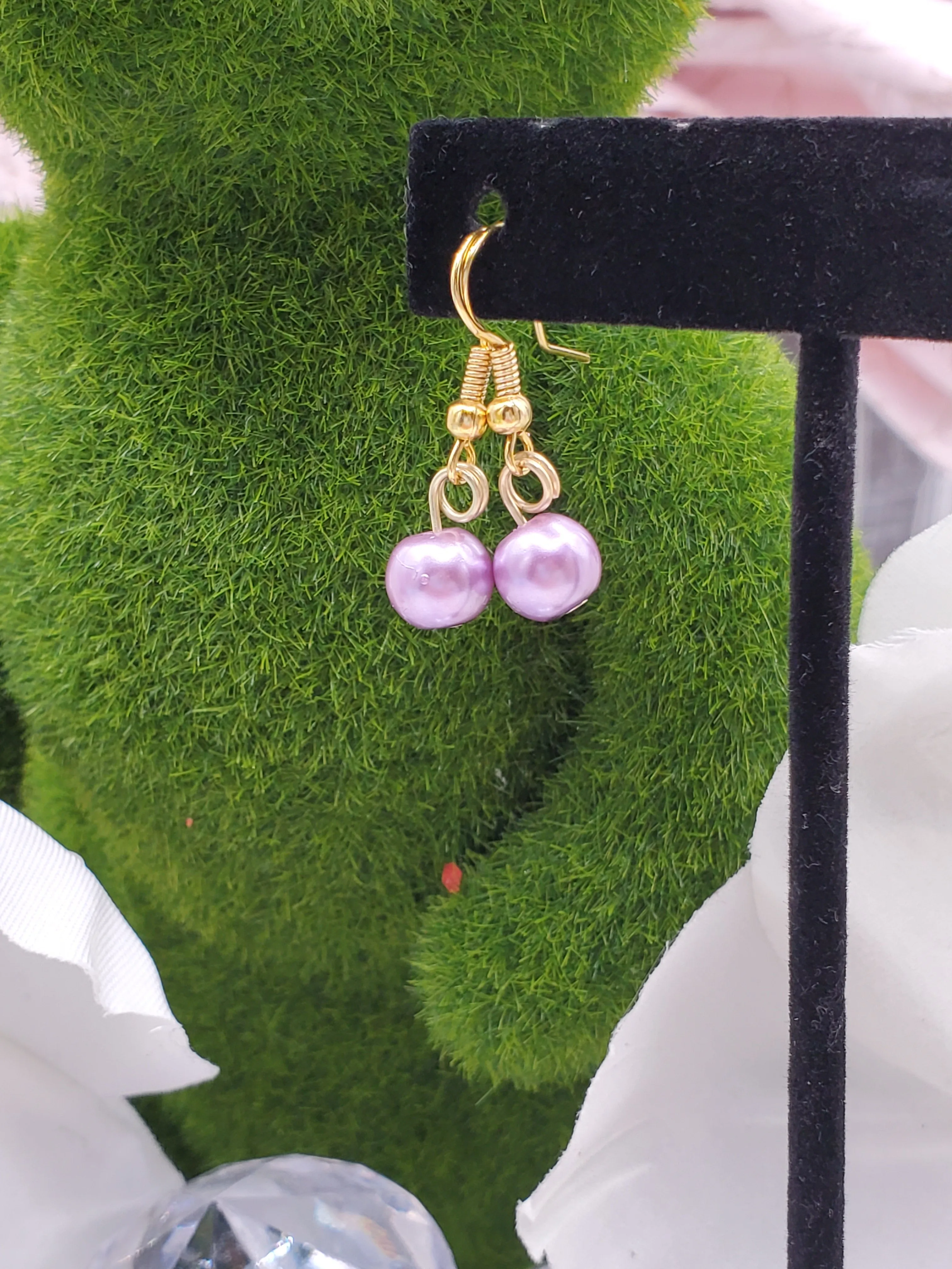 Pearl earrings