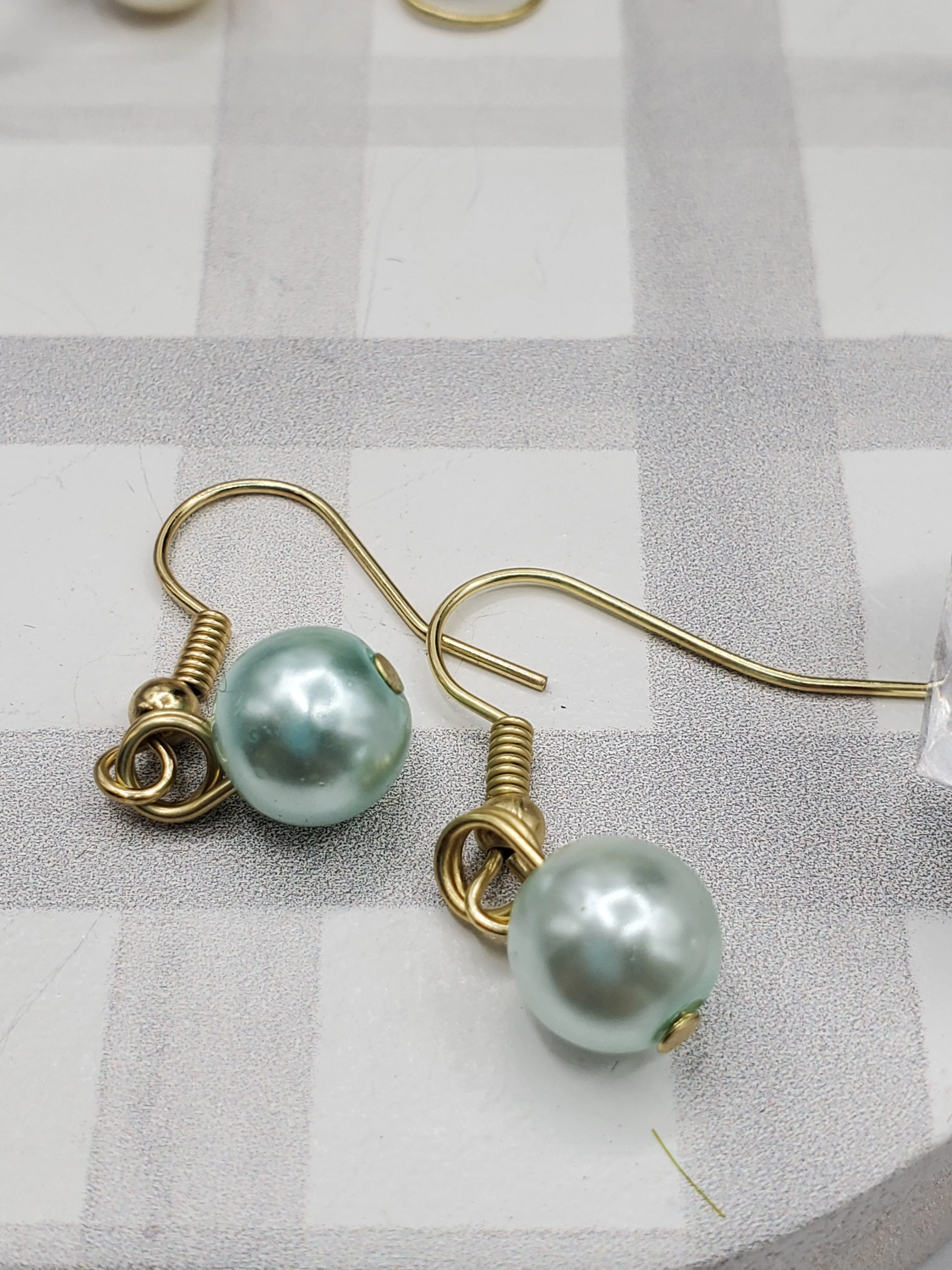 Pearl earrings