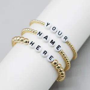 Personalized Beaded Bracelet