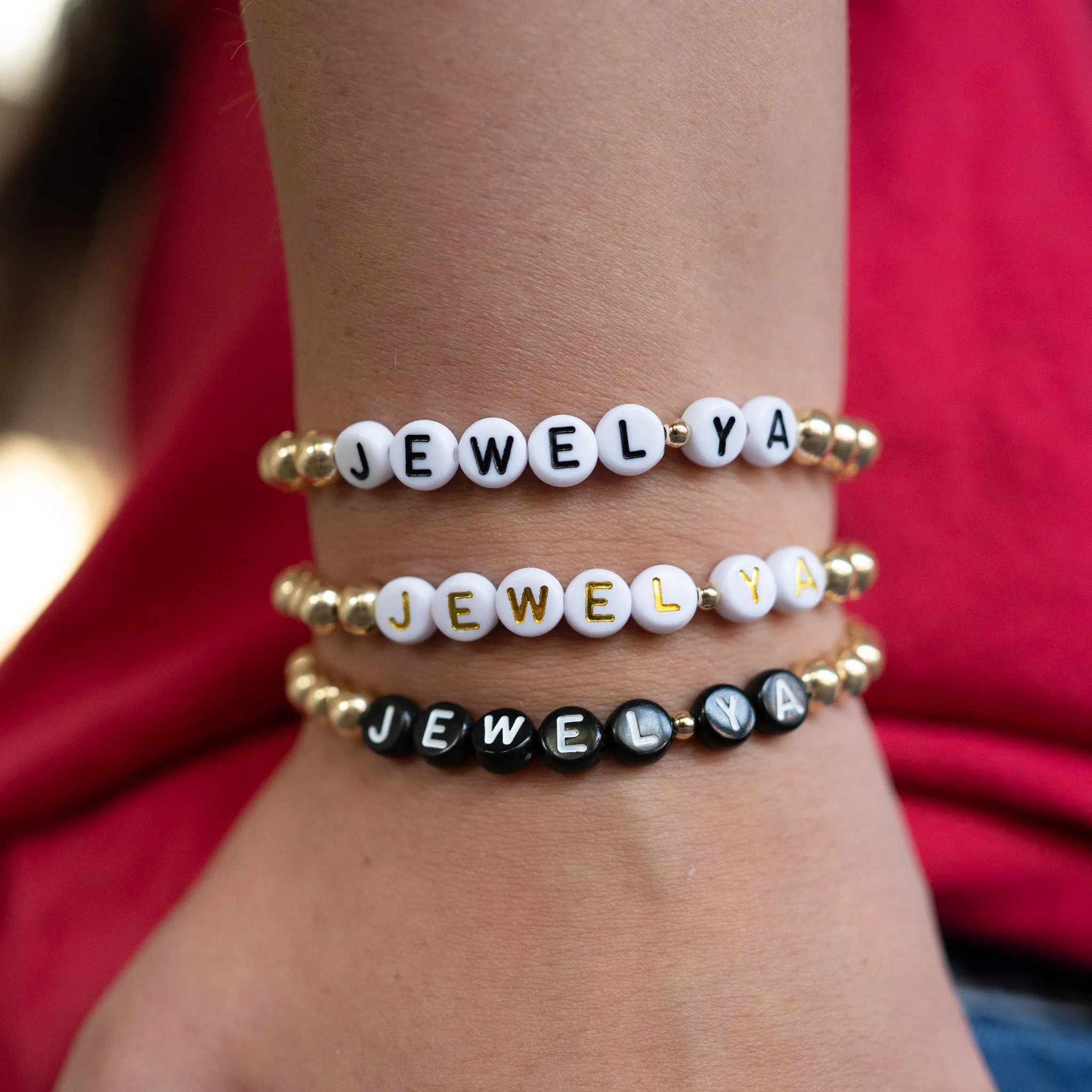 Personalized Beaded Bracelet