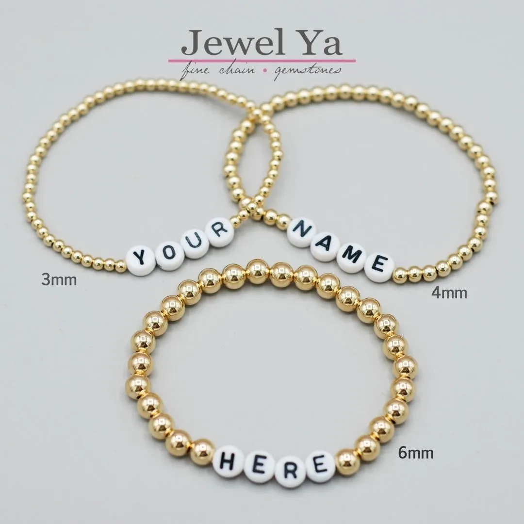 Personalized Beaded Bracelet