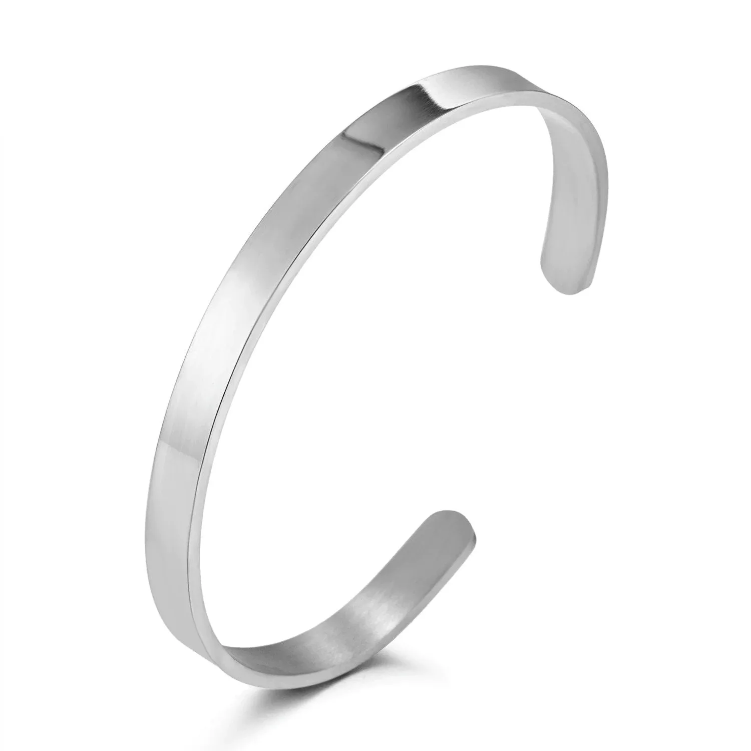 Personalized Name Minimalist and Thin Bangle Bracelet