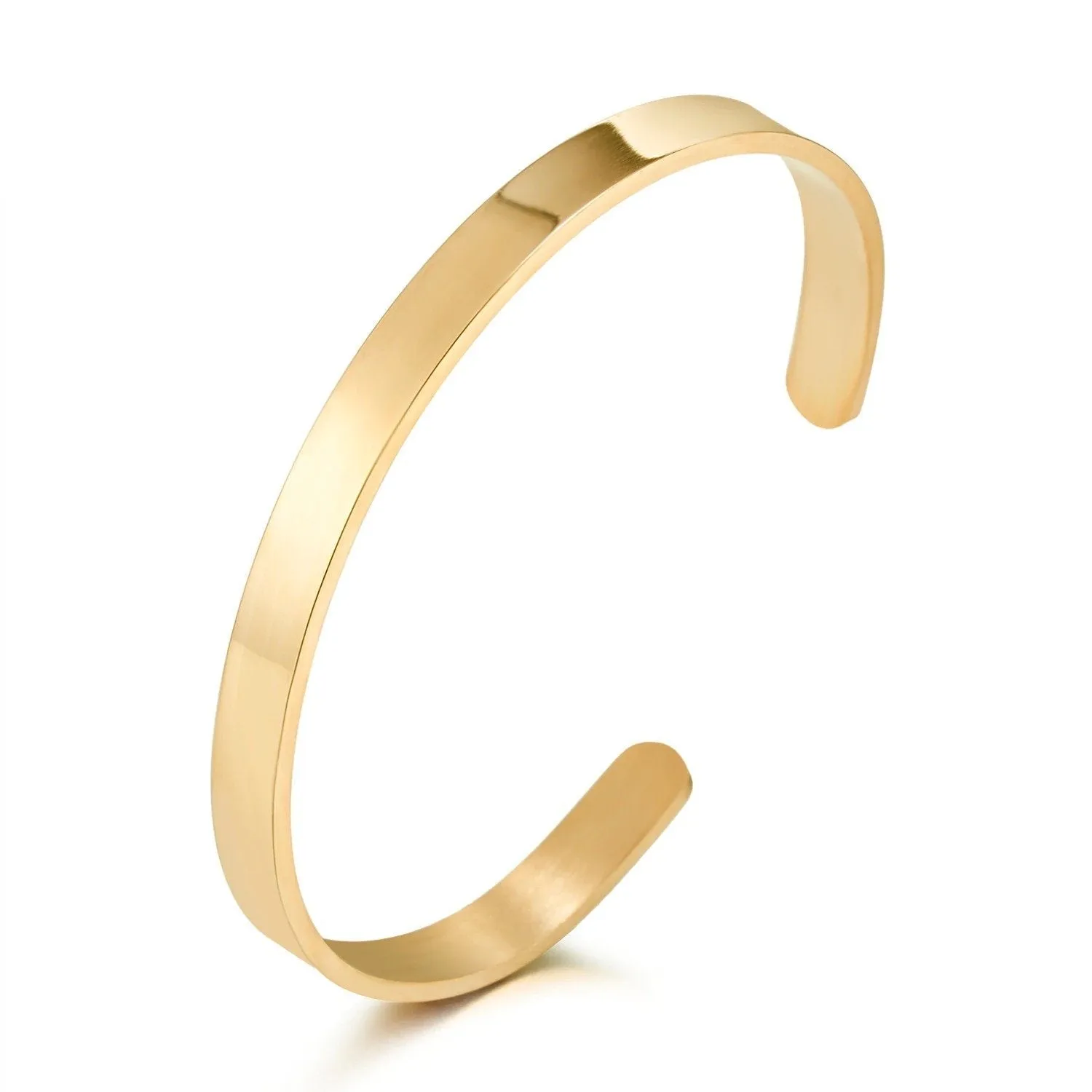 Personalized Name Minimalist and Thin Bangle Bracelet