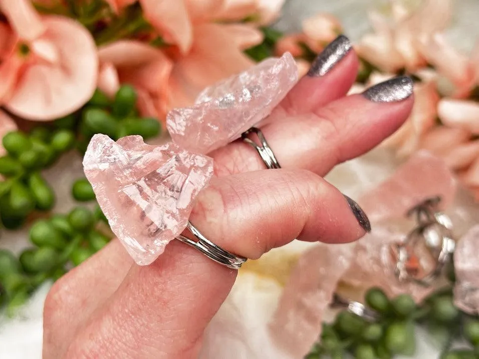 Rose Quartz Rings