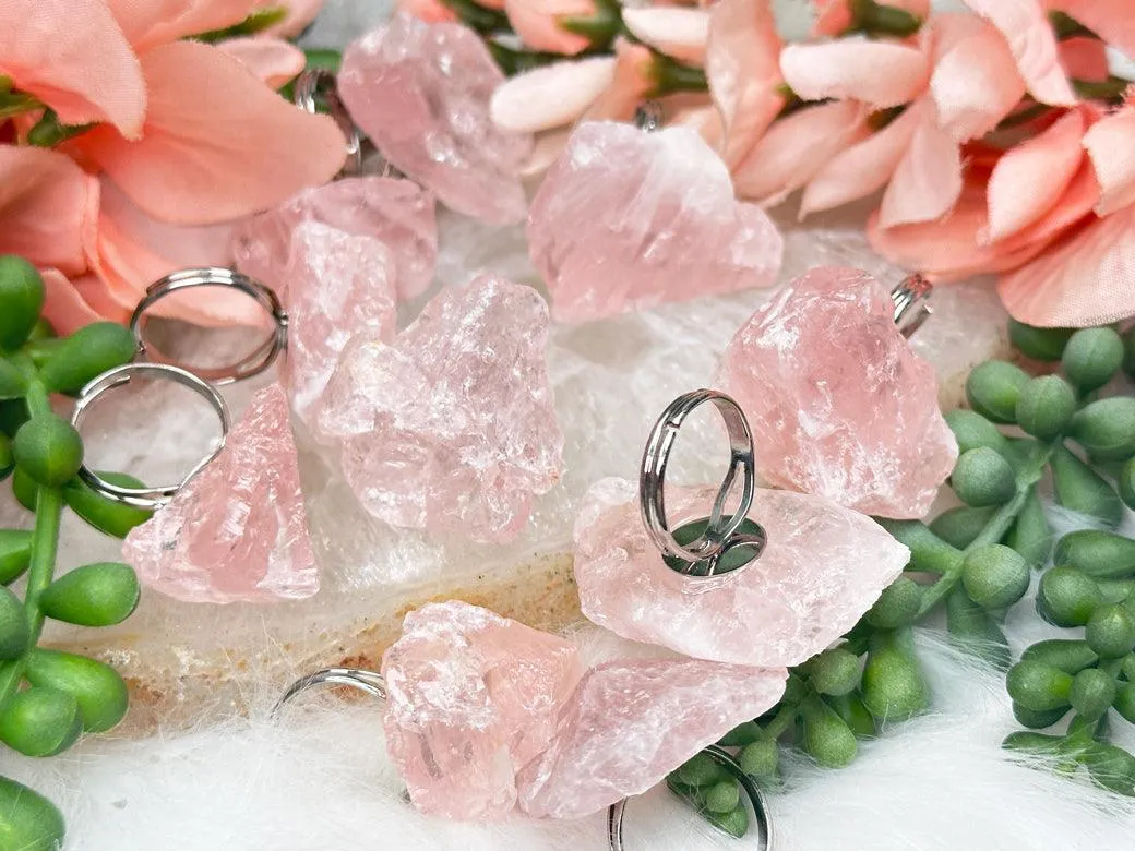 Rose Quartz Rings